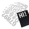12 Pack: 3.25" Silver Glitter Alphabet Stickers by Recollections™